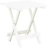 Image de Table pliable de jardin blanc 45x43x50 cm plastique