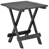 Image de Table pliable de jardin anthracite 45x43x50 cm plastique