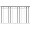 Image de vidaXL Schuttingpaneel 1,7x0,8 m staal zwart146316