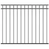 Image de vidaXL Schuttingpaneel 1,7x1,5 m staal zwart146319