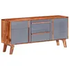 Image de vidaXL Buffet gris 120x30x55 cm bois massif286371