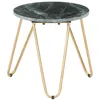 Image de Table basse Vert 40x40x40 cm Pierre véritable et texture marbre