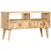 Image de Meuble TV 90x30x50 cm Bois de manguier solide