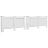 Image de Cache-radiateurs Blanc VIDAXL - 152x19x81,5 cm MDF - 2 pcs