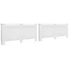 Image de Cache-radiateurs VIDAXL Blanc 172x19x81,5 cm MDF - Lot de 2