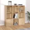 Image de Bibliothèque Chêne sonoma 98x30x98 cm Bois d'ingénierie