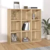 Image de Bibliothèque chêne sonoma 98x29x97,5 cm bois d ingénierie