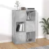 Image de Armoire de rangement Gris béton 60x29,5x90 cm Bois d ingénierie