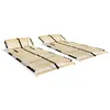 Image de Sommiers à lattes sans matelas 2 pcs avec 28 lattes 70x200 cm