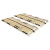 Image de Sommiers à lattes sans matelas 2 pcs avec 28 lattes 70x200 cm