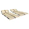 Image de vidaXL Lattenbodems 2 st met 28 latten 7 zones 80x200 cm3051423
