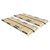 Image de Sommiers à lattes sans matelas 2 pcs avec 28 lattes 80x200 cm