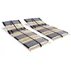 Image de Sommiers à lattes sans matelas 2 pcs avec 42 lattes 80x200 cm