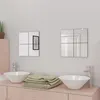 Image de Carreaux de miroir - VIDAXL - 16 pcs 20,5 cm - Verre haut de gamme - Design contemporain - Intérieur