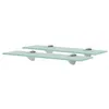 Image de vidaXL Schappen zwevend 2 st 40x10 cm 8 mm glas3051495