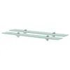 Image de vidaXL Schappen zwevend 2 st 70x10 cm 8 mm glas3051498