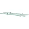 Image de vidaXL Schappen zwevend 2 st 80x10 cm 8 mm glas3051499