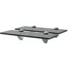 Image de vidaXL Schappen zwevend 2 st 30x10 cm 8 mm glas3051502