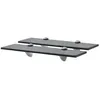Image de vidaXL Schappen zwevend 2 st 40x10 cm 8 mm glas3051503