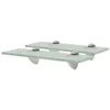 Image de vidaXL Schappen zwevend 2 st 30x10 cm 8 mm glas3051510