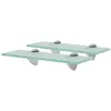 Image de vidaXL Schappen zwevend 2 st 30x20 cm 8 mm glas3051518