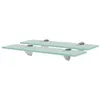 Image de vidaXL Schappen zwevend 2 st 40x20 cm 8 mm glas3051519