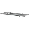 Image de vidaXL Schappen zwevend 2 st 80x20 cm 8 mm glas3051531