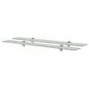 Image de vidaXL Schappen zwevend 2 st 80x20 cm 8 mm glas3051539