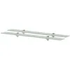 Image de vidaXL Schappen zwevend 2 st 90x20 cm 8 mm glas3051540