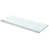 Image de Panneaux d étagère 2 pcs Verre Transparent 70x25 cm