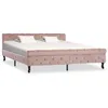 Image de Cadre de lit sans matelas Rose Velours 180x200 cm