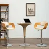 Image de Lot de 2 chaise de bar vidaxl interieur non pliable H. 87 cm en bois beige