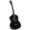 Image de vidaXL Guitare classique pour débutants Noir 4/4 39" Tilleul