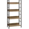 Image de Bibliothèque à 4 niveaux chêne 60x27,6x124,5 cm bois ingénierie