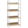 Image de Bibliothèque à 4 niveaux chêne 60x27,6x124,5 cm bois ingénierie