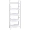 Image de Bibliothèque à 5 niveaux noir 60x27,6x158,5cm bois d ingénierie