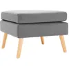 Image de Repose pied Gris clair Tissu