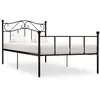 Image de vidaXL Bedframe metaal zwart 90x200 cm284523