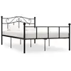 Image de vidaXL Bedframe metaal zwart 140x200 cm284526