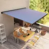 Image de vidaXL Luifel gemotoriseerd 350x250 cm blauw en wit3052686