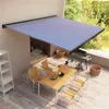 Image de vidaXL Luifel gemotoriseerd 400x300 cm blauw en wit3052689