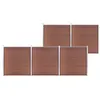 Image de vidaXL Schutting 872x186 cm HKC bruin3053210