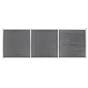 Image de vidaXL Schutting 526x186 cm HKC grijs3053226