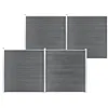 Image de vidaXL Schutting 699x186 cm HKC grijs3053227