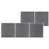 Image de vidaXL Schutting 872x186 cm HKC grijs3053228