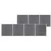 Image de vidaXL Schutting 1218x186 cm HKC grijs3053230