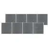Image de vidaXL Schutting 1391x186 cm HKC grijs3053231