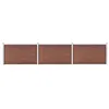 Image de vidaXL Schutting 526x106 cm HKC bruin3053244