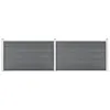 Image de vidaXL Schutting 353x106 cm HKC grijs3053247