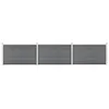 Image de vidaXL Schutting 526x106 cm HKC grijs3053248